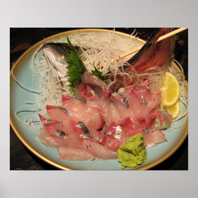 Poster Sashimi 刺身 ... Comida Japonesa (Frente)