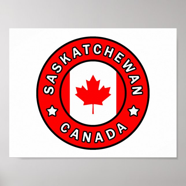 Póster Saskatchewan Canada (Frente)