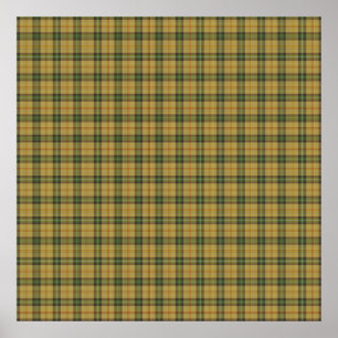 Poster Saskatchewan tartan