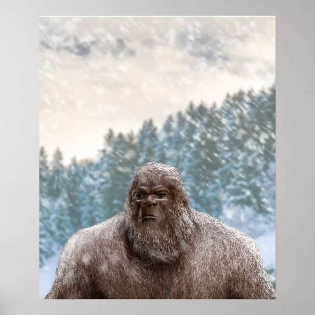 POSTER SASQUATCH III DA NEVE DE NATAL (Frente)