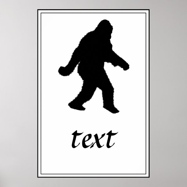 Poster Sasquatch Squatchin' Silhouette (Frente)
