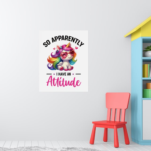 Poster Sassy, tenho uma atitude (Berçário 1)