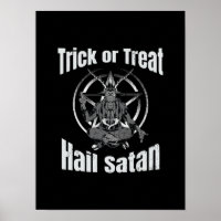 Satã de granizo Pentagram Goat Halloween