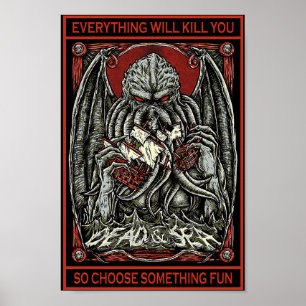 Poster satã de Impressão tudo o Matar você deco