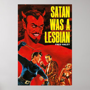 Poster Satã era lésbica