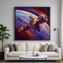 Satélite exótico - Estilo de Ilustração de Tecnolo