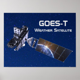Poster Satélite Meteorológico GOES-T
