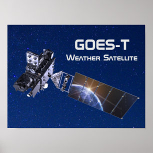 Poster Satélite Meteorológico GOES-T
