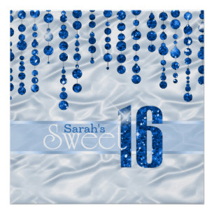 Póster Satin Jewel Sweet Six Blue ID260