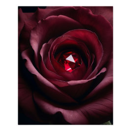 Póster Satinheart Rouge – Ruby Rose Art