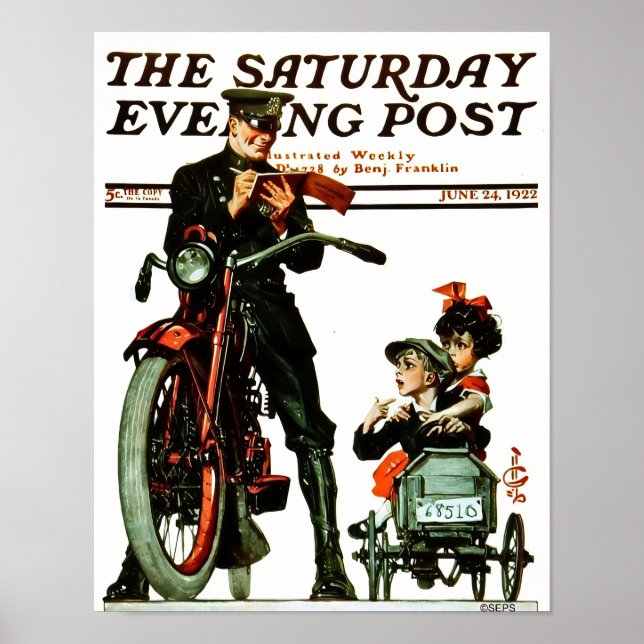 Poster Saturday Evening Post (Frente)