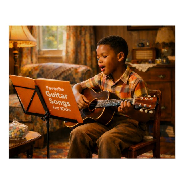 Póster Saturday Guitar Practice (Frente)