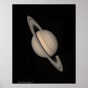 Poster Saturn pelo explorador 2