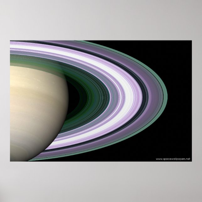 Poster Saturn Rings (Frente)