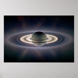 Poster Saturn Solar Eclipse