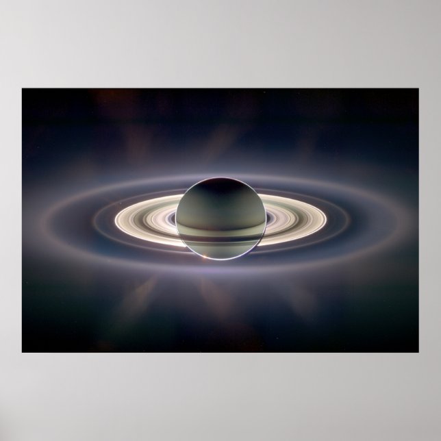 Poster Saturn Solar Eclipse (Frente)