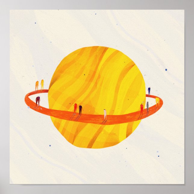 Poster Saturno (Frente)