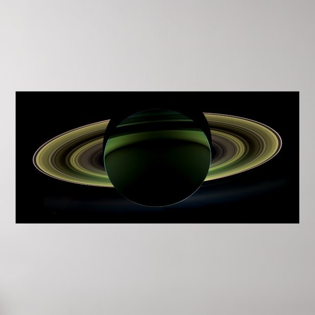 Póster Saturno - Um Esplendor raramente visto (Frente)