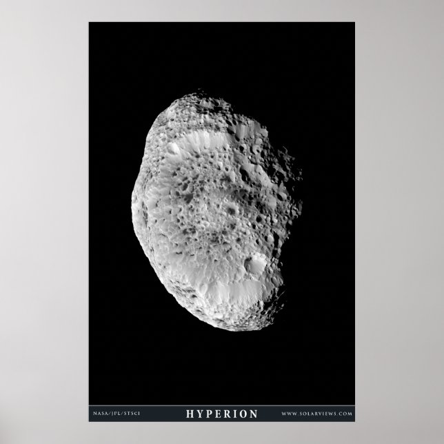 Póster Saturno's Moon Hyperion (Frente)