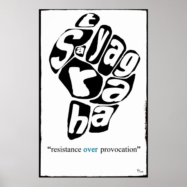 POSTER SATYAGRAHA (Frente)