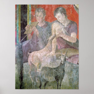 Póster Satyr e ninfa
