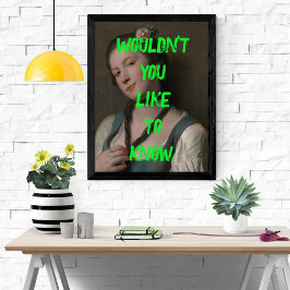 Póster Saucy não gostaria de conhecer a Pop