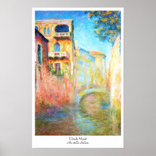 Poster Saudação Claude Monet do della de Rio