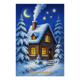 Póster Saudação de Natal Bonita