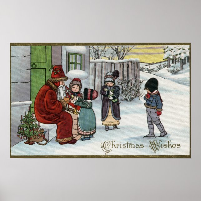 Póster Saudação de Natal Sessão Santa (Frente)