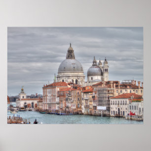 Póster Saudação do della de Santa Maria, Veneza Italia