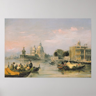 Poster Saudação do della de Santa Maria, Veneza, sécul
