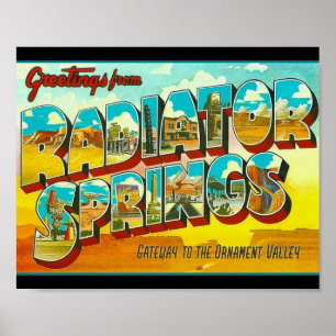 Poster Saudações da Arizona de Primaveras de Radiador