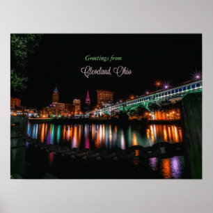Poster Saudações de Cleveland, Ohio
