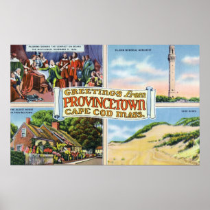 Poster Saudações de com Cenas Cênicas