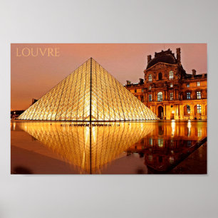 Poster Saudações de Louvre