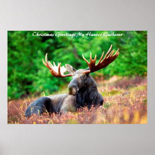Poster Saudações de Natal Meu Caçador Coletor