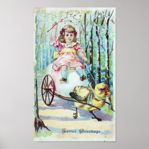 Poster Saudações de Páscoa