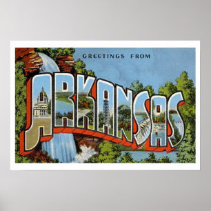Poster Saudações Do Arkansas