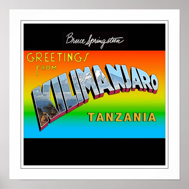 Póster Saudações do Kilimanjaro (Frente)