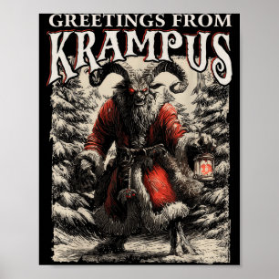Poster Saudações do SS Vom Krampus Terror Festivo Chris