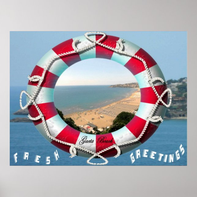 Póster Saudações Novas (Frente)