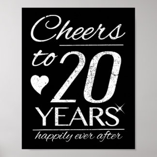 Poster Saúde A 20 Anos Casados Casal Casados 20