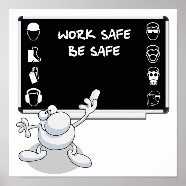 Poster Saúde e segurança (Frente)