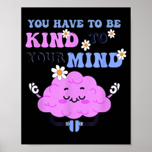 Poster Saúde Mental Divertida