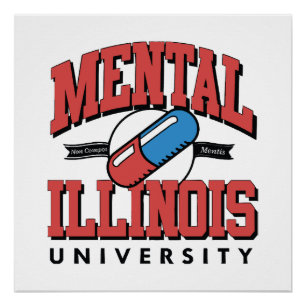 Póster Saúde Mental Divertida