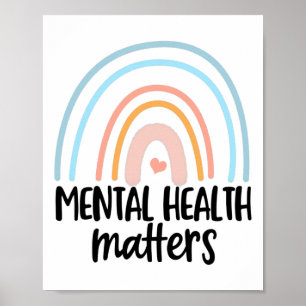 Poster Saúde Mental Doença Mental Problemas de Saúde Ment