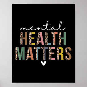 Poster Saúde Mental S Coluna De Consciência Da Doença Do 