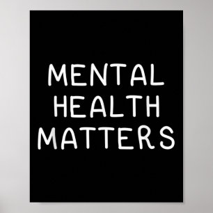 Poster Saúde Mental S, Sensibilização E Ditos De Apoio