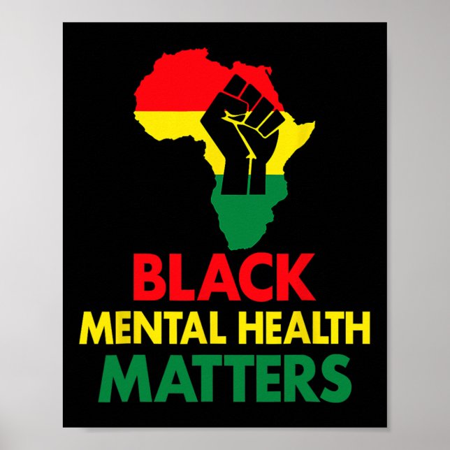 Poster Saúde Mental Saúde Mental Autismo Consciência (Frente)