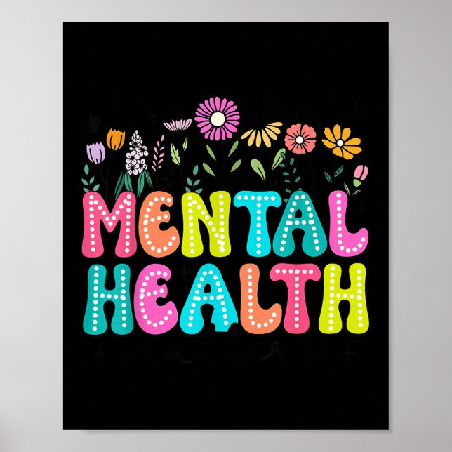 Poster Saúde Mental Sensibilização para a Doença do Céreb (Frente)